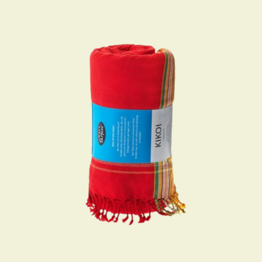 Kikoi Handtuch, rot