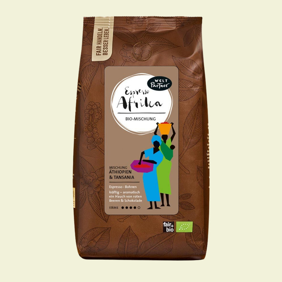 Espresso Afrika – Bio-Espresso aus Äthiopien & Tansania, Bohne