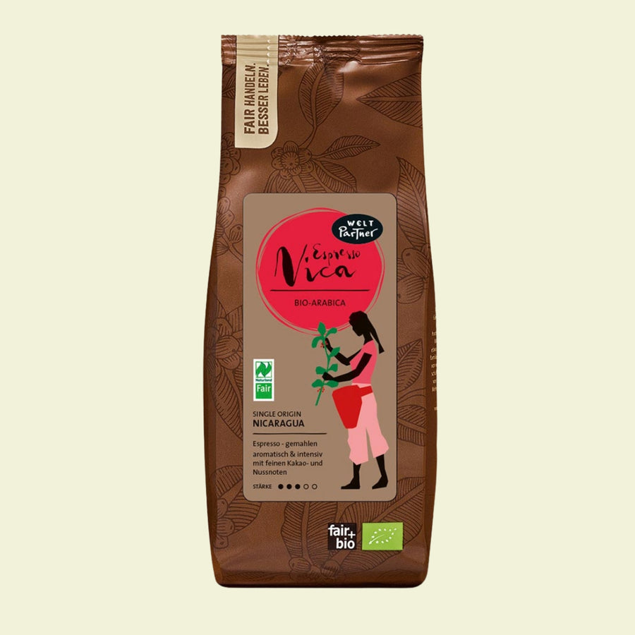 Espresso Nica, gemahlen, bio, 250g