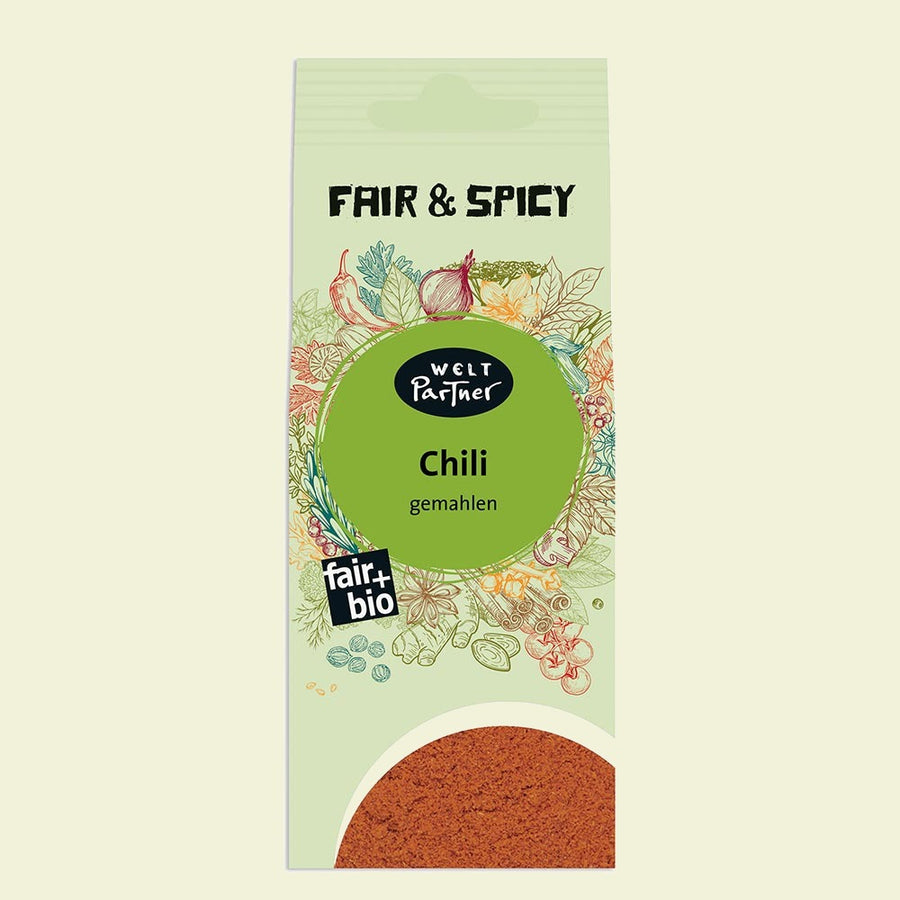 Chili, gemahlen, bio, 30g