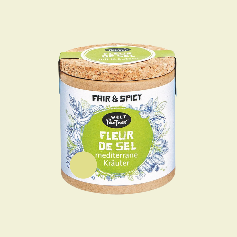 Fleur de Sel, Mediterrane Kräuter, bio, 60g