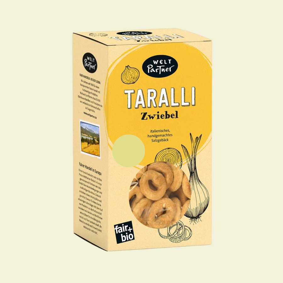 Taralli, mit Zwiebeln, bio