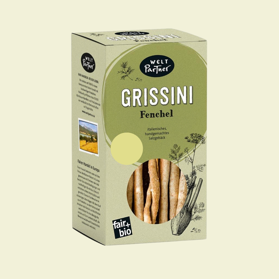 Grissini, mit Fenchel, bio