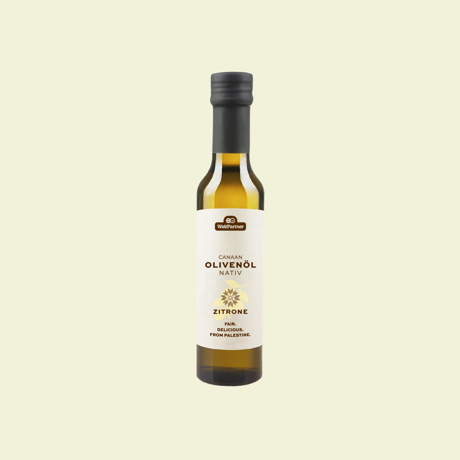 Olivenöl Zitrone aus Palästina, 250ml