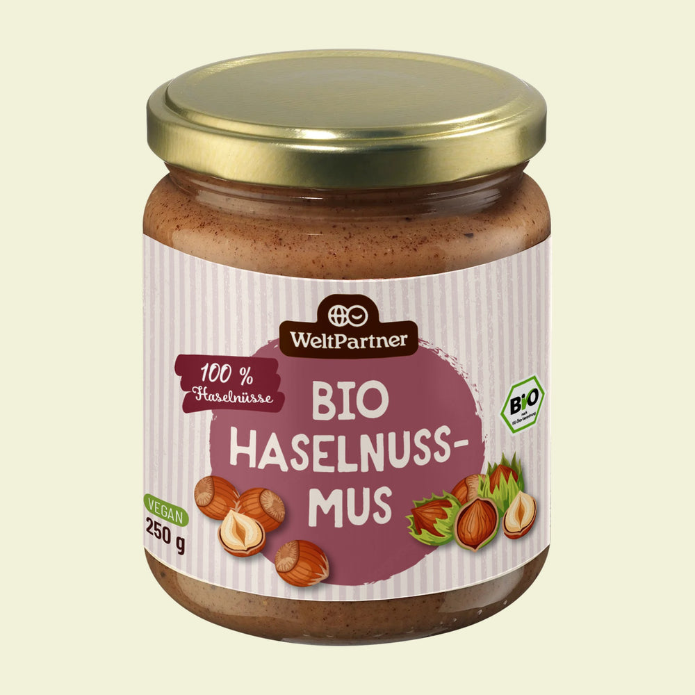Haselnuss-Mus, bio, 250 g