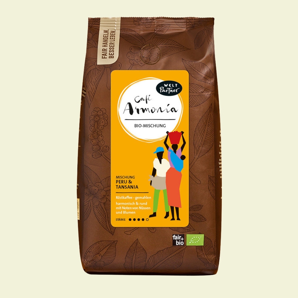 Café Armonia, gemahlen, bio, 500g