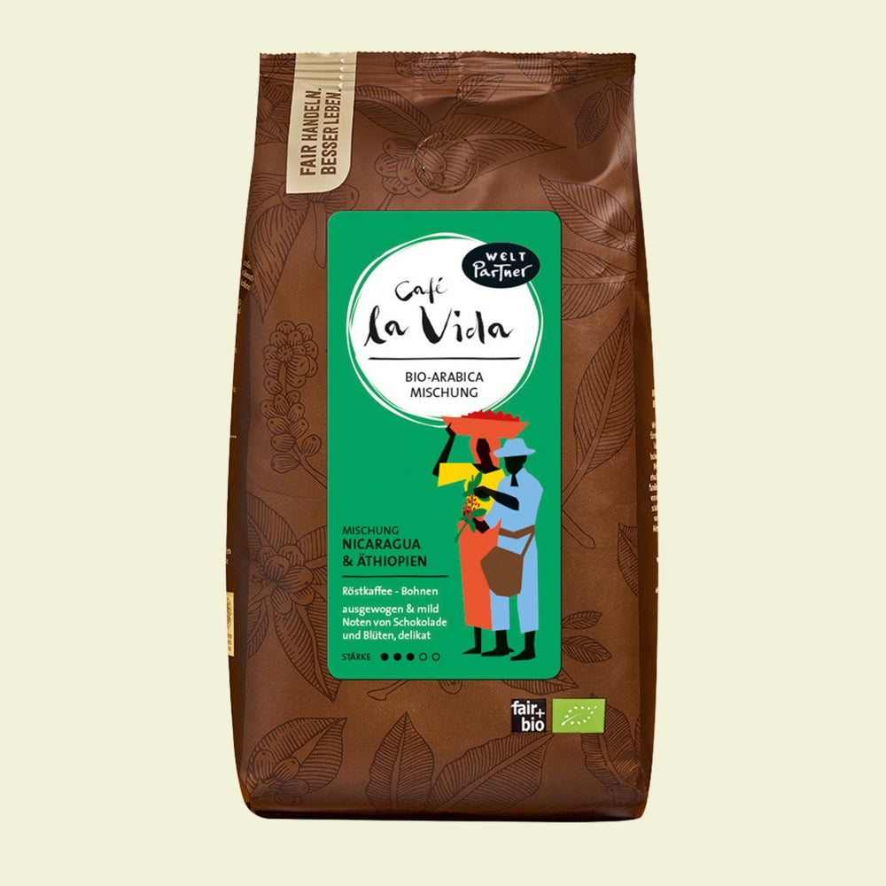 Café La Vida, Bohne, bio, 500g