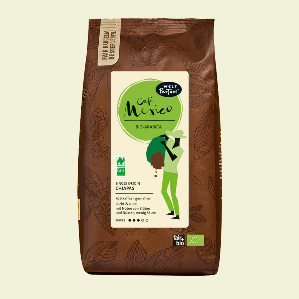 Café Mexiko, naturmild, gemahlen, bio