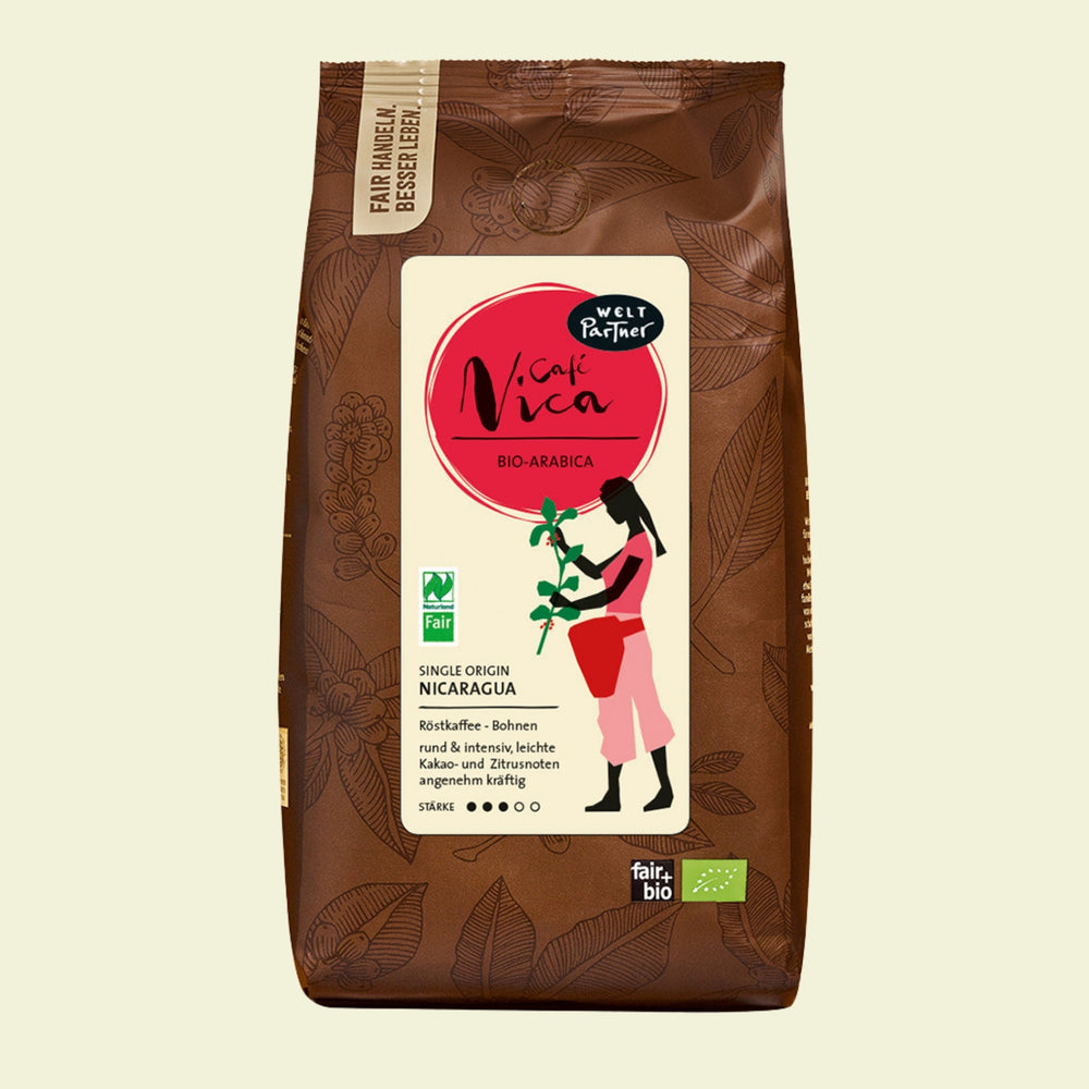 Café Nica, Bohne, bio, 500g