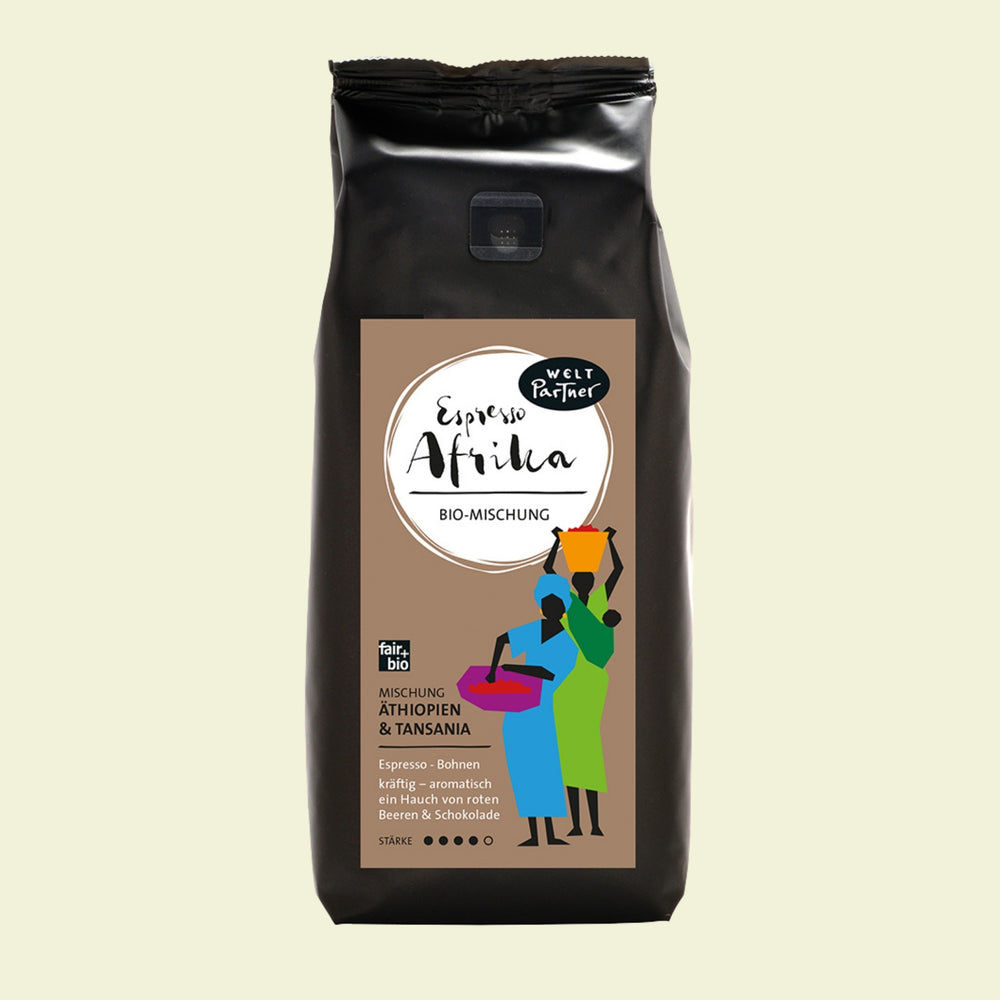 Espresso Afrika – Bio-Espresso aus Äthiopien & Tansania, Bohne