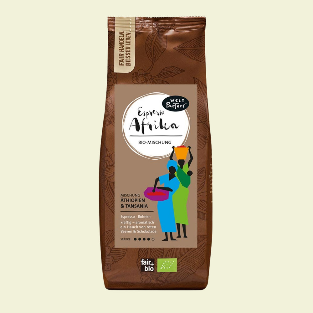 Espresso Afrika – Bio-Espresso aus Äthiopien & Tansania, Bohne