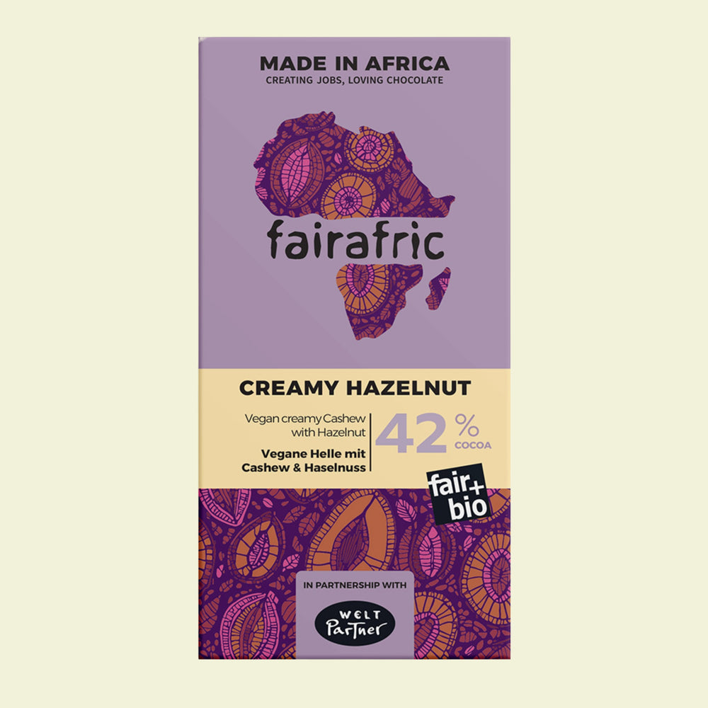fairafric 42% Creamy Hazelnut, bio