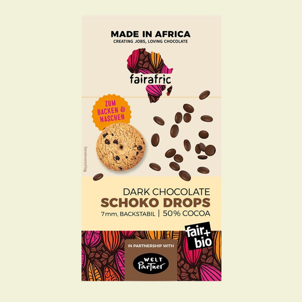 fairafric Zartbitter Drops 50%, bio