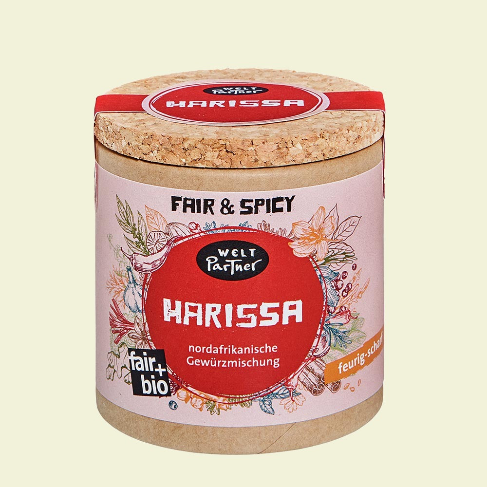 Harissa, Gewürzmischung, bio, 45g
