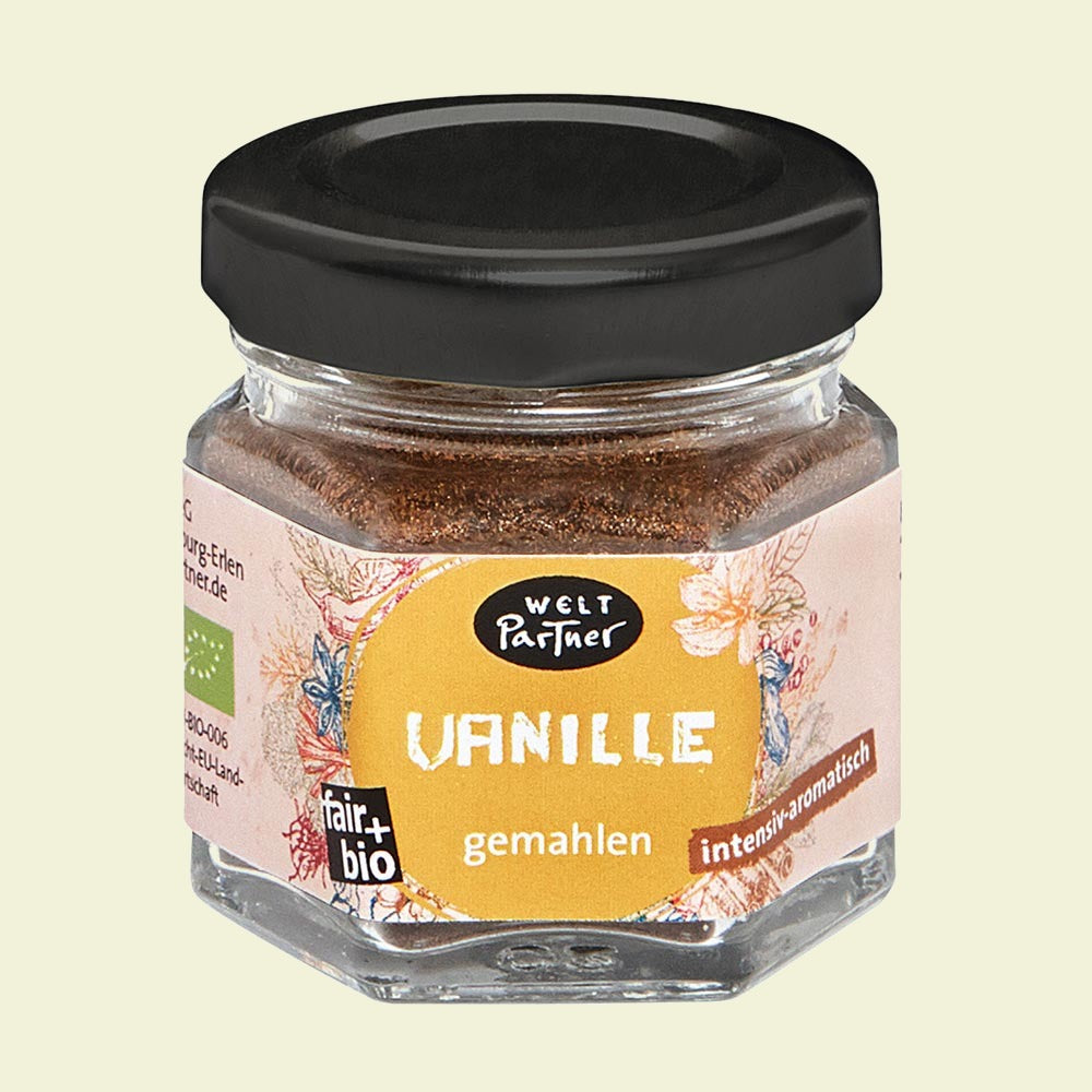 Vanille, gemahlen, bio, 10g