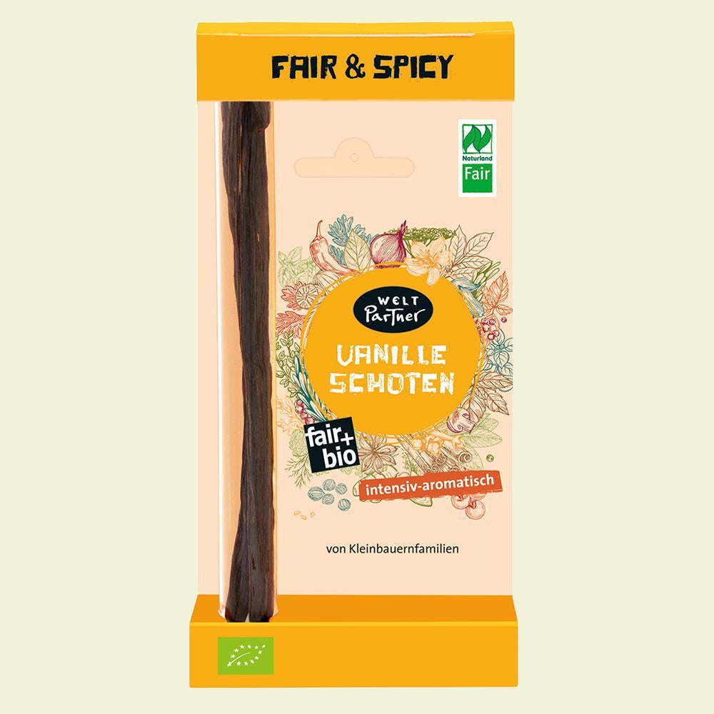 Vanilleschoten, bio, 2 Stück