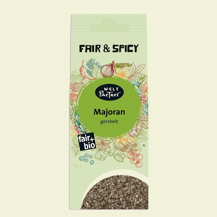 Majoran, gerebelt, bio, 15g