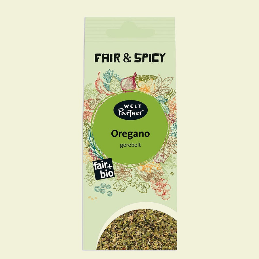 Oregano, gerebelt, bio, 20g