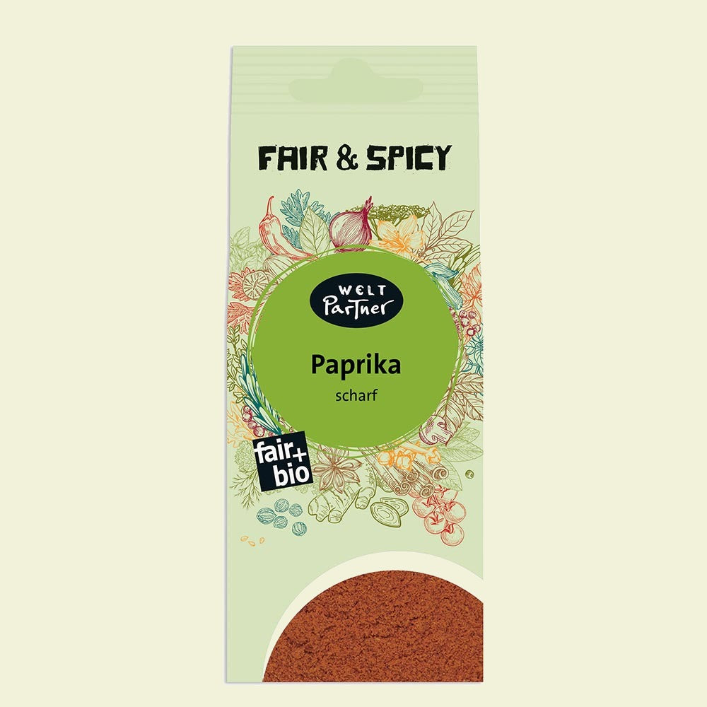 Paprika scharf, bio, 40g