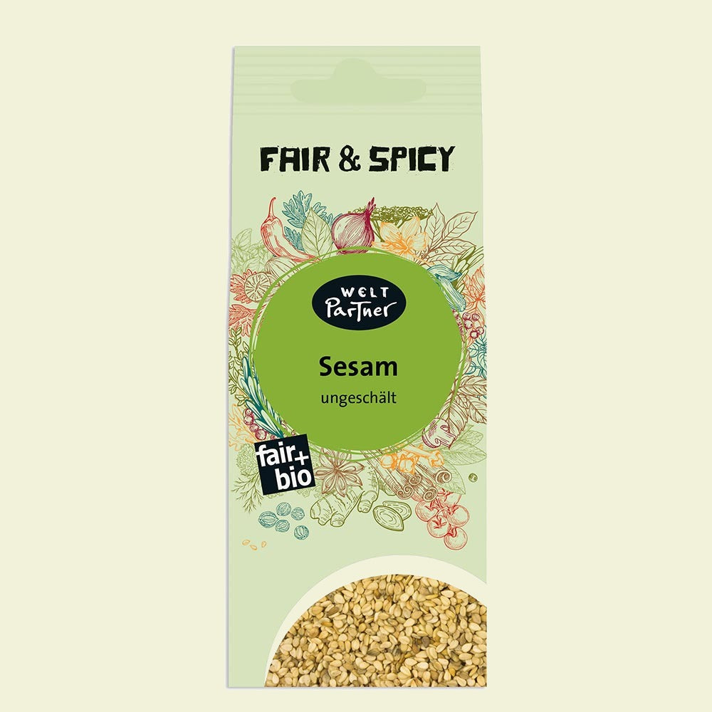 Sesam, ungeschält, bio, 120g