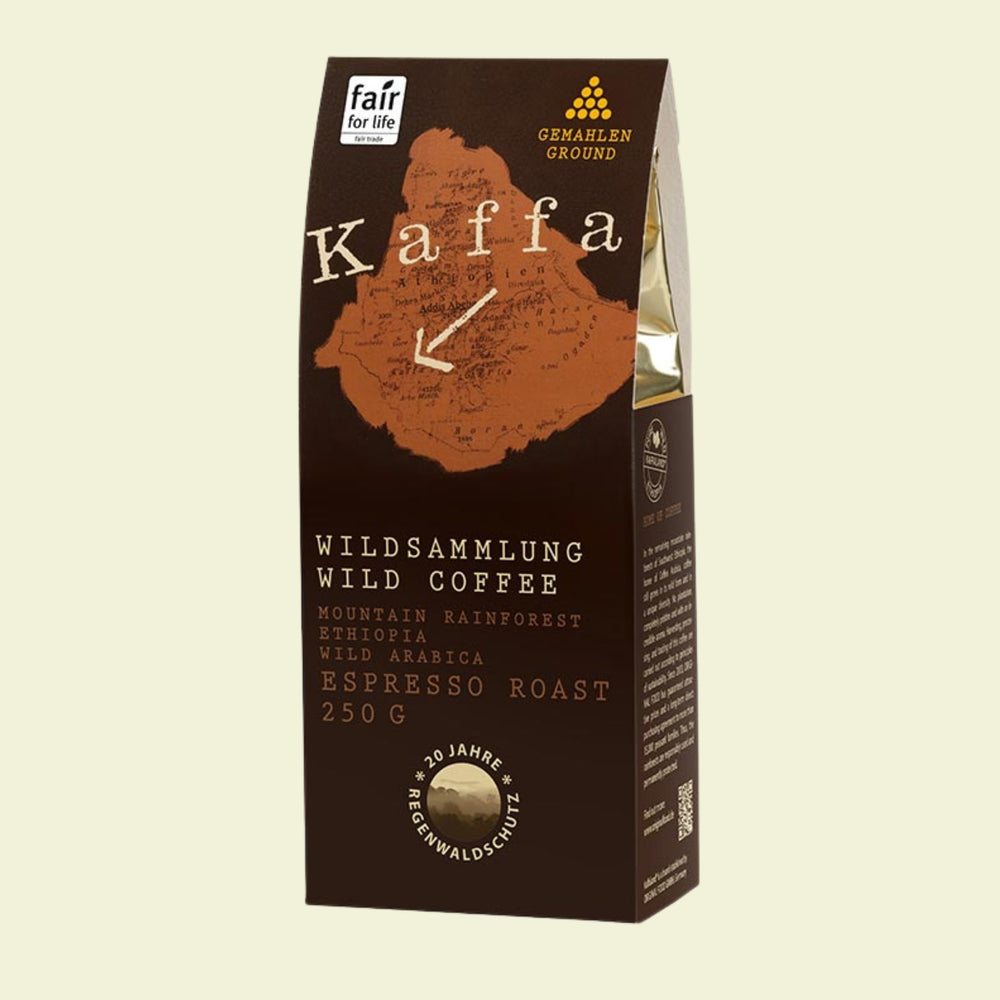 Kaffa Espresso Roast, gemahlen, bio, 250g