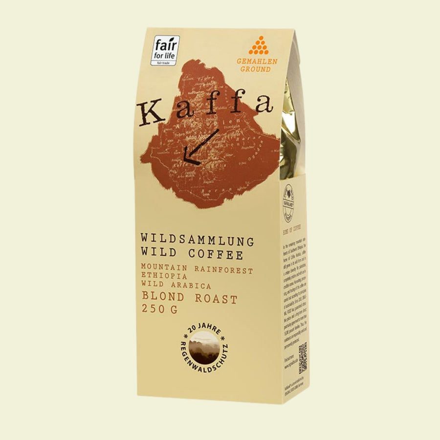 Kaffa Wildkaffee, Blond Roast, gemahlen, bio, 250g