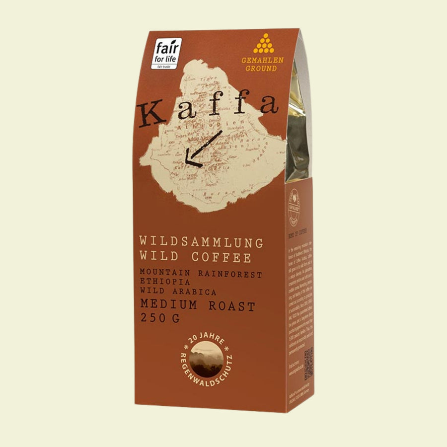 Kaffa Wildkaffee, Medium Roast, gemahlen, bio, 250g
