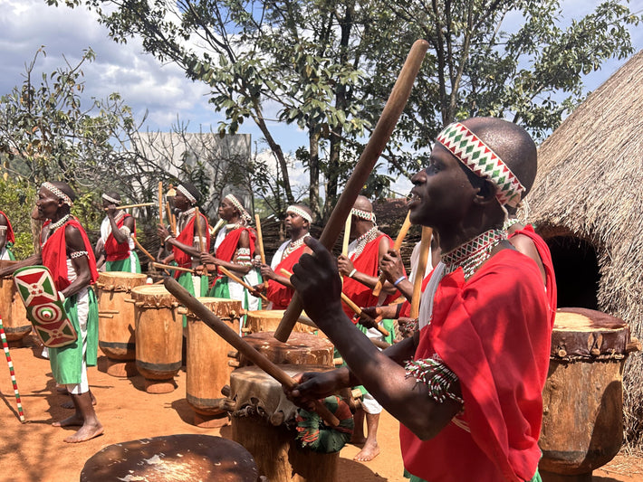 Trommler in Burundi